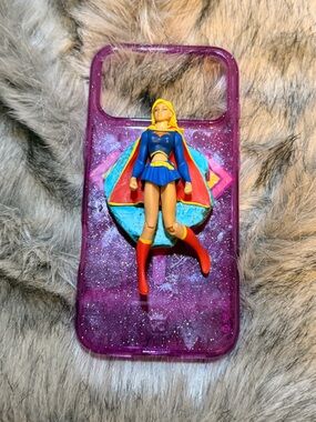 with Supergirl Figurine magsafe grip